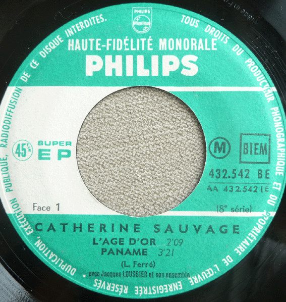 last ned album Catherine Sauvage - Catherine Sauvage Chante Léo Ferré