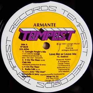 Armante - Love Me Or Leave Me album cover