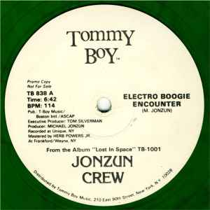 The Jonzun Crew - Electro Boogie Encounter / Pack Jam (Remix) album cover