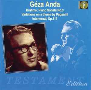 Géza Anda - Géza Anda: Brahms album cover