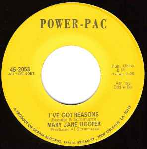 I've Got Reasons / Teach Me - Mary Jane Hooper