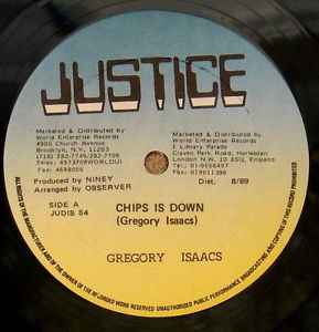 Gregory Isaacs - Chips Is Down album cover