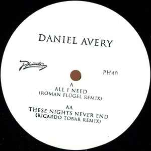 All I Need (Roman Flügel Remix)  / These Nights Never End (Ricardo Tobar Remix) - Daniel Avery