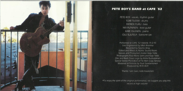 ladda ner album Pete Boy's Party - At The Cafe 52