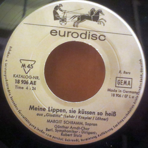 baixar álbum Margit Schramm - Meine Lippen Sie Küssen So Heiß Liebe Du Himmel Auf Erden