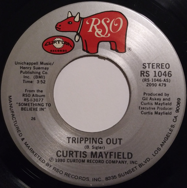 Curtis Mayfield – Tripping Out (1980, 26, Vinyl) - Discogs