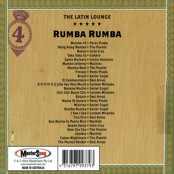 Album herunterladen Various - Rumba Rumba The Latin Lounge