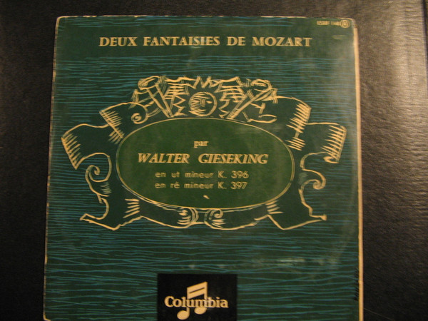 télécharger l'album Walter Gieseking - Deux Fantaisies De Mozart