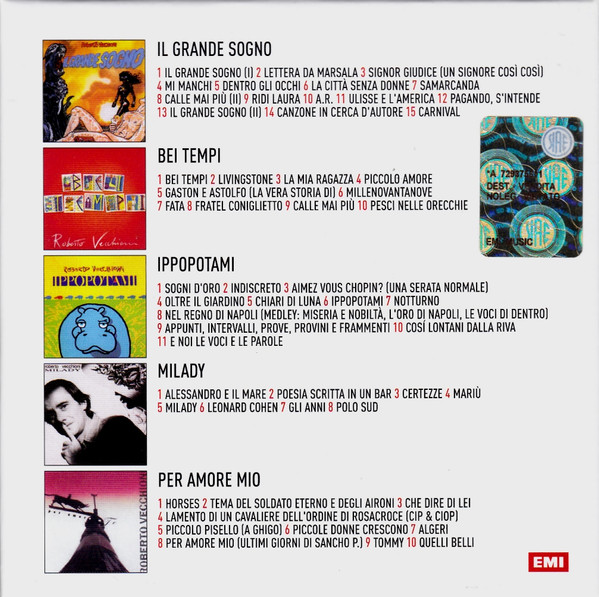 ladda ner album Roberto Vecchioni - The Emi Album Collection Volume 1