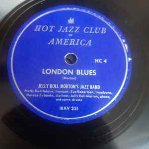 Jelly Roll Morton's Jazz Band – London Blues / Some Day Sweetheart