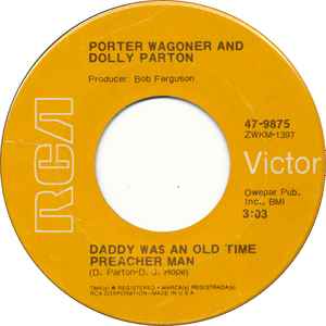 Daddy Was An Old Time Preacher Man - Porter Wagoner And Dolly Parton