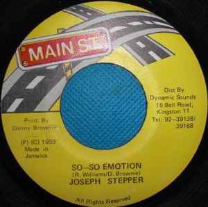 Joseph Stepper - So-So Emotion album cover