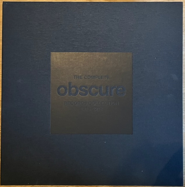 The Complete Obscure Records Collection 1975-1978 (2023, Box Set 