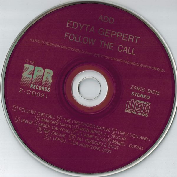 Album herunterladen Edyta Geppert - Follow The Call
