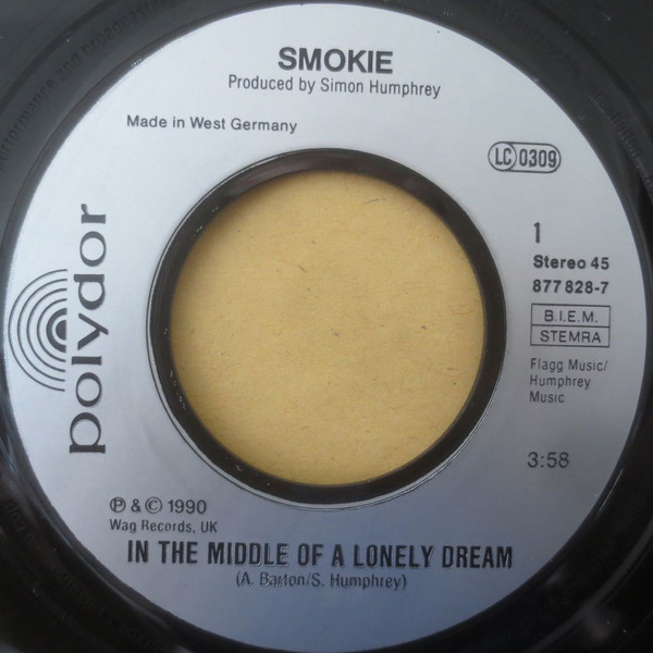 lataa albumi Smokie - In The Middle Of A Lonely Dream