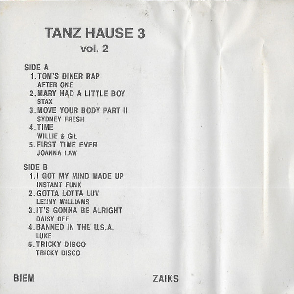 descargar álbum Various - Tanz Hause 3 Vol 2