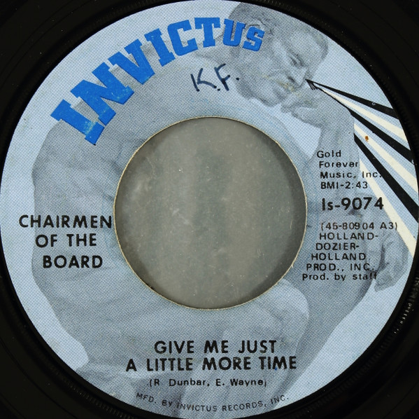 lataa albumi Chairmen Of The Board - Give Me Just A Little More Time