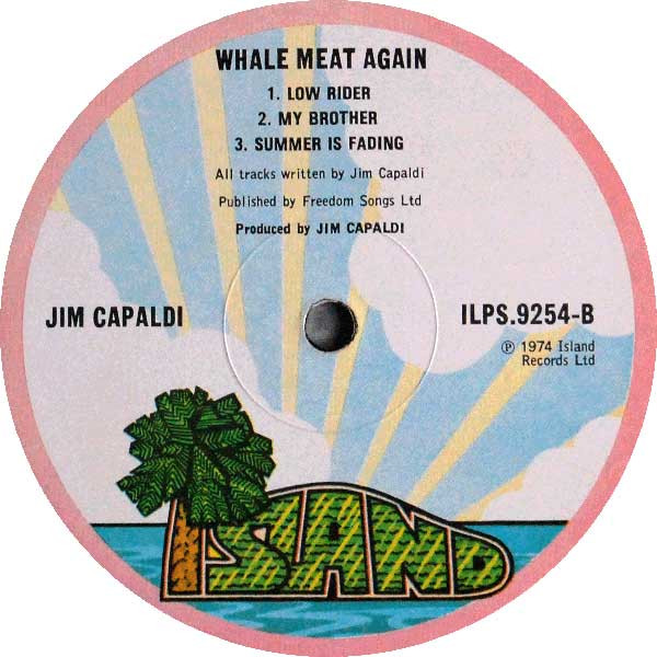 Jim Capaldi - Whale Meat Again | Island Records (ILPS 9254) - 4