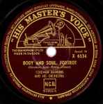 Cover of Body And Soul / Fine Dinner, , Shellac