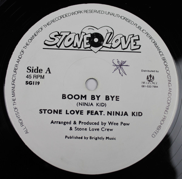 Stone Love – Boom By Bye (1992, Vinyl) - Discogs