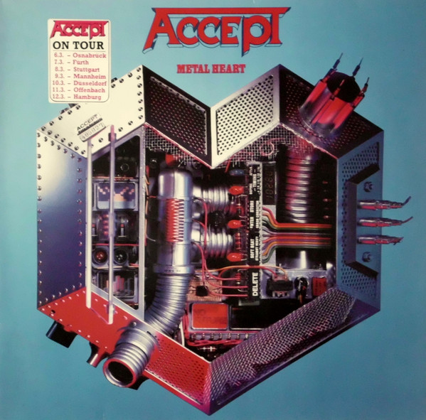 Обложка конверта виниловой пластинки Accept - Metal Heart