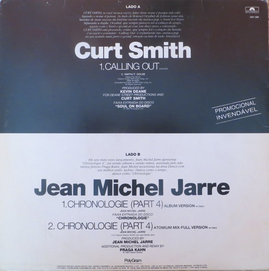 Album herunterladen Curt Smith JeanMichel Jarre - Calling Out Chronologie Part 4
