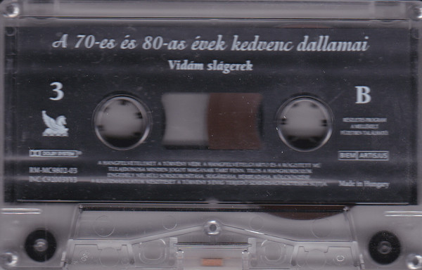 last ned album Various - A 70 es És 80 as Éves Kedvenc Dallamai 3