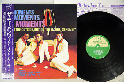 LP】 THE MOMENTS / NOT ON THE OUTSIDE， BUT ON THE INSIDE， STRONG