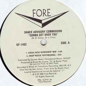 Dance Advisory Commission - Gonna Get Over You