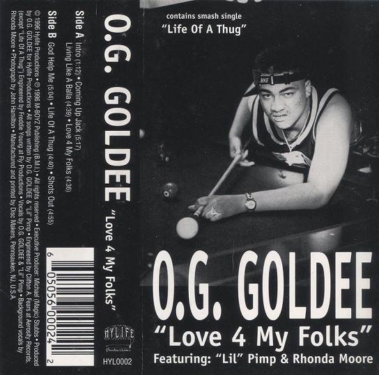 商品説明O.G.Goldee/Love 4 My 96 g-funk g-rap tap