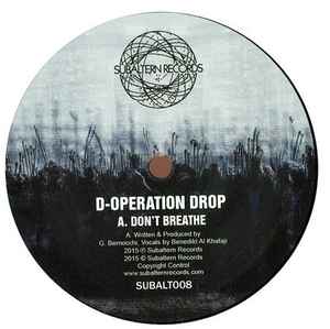 D-Operation Drop - Don't Breathe / Flumen album cover