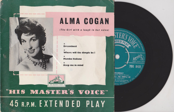 Alma Cogan – The Girl With A Laugh In Her Voice (1955, Vinyl 