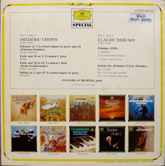 lataa albumi Svjatoslav Richter Chopin Debussy - Chopin Debussy