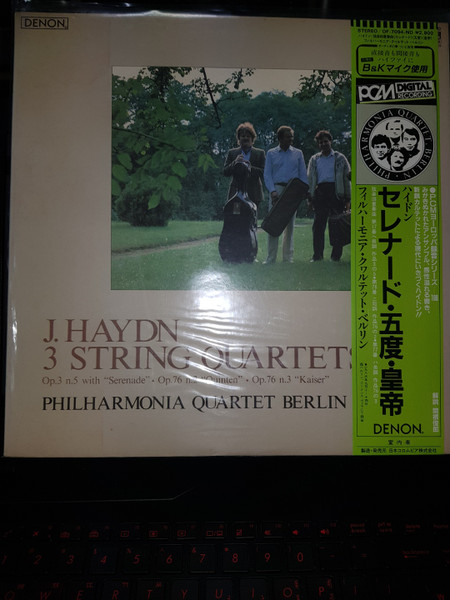 J. Haydn, Philharmonia Quartett Berlin - 3 String Quartets 