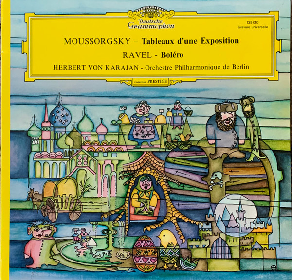 baixar álbum Mussorgsky Ravel Herbert von Karajan Orchestre Philharmonique De Berlin - Tableaux Dune Exposition Boléro