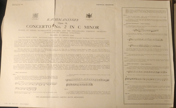 lataa albumi Sergei Rachmaninoff And The Philadelphia Symphony Orchestra Conducted By Leopold Stokowski - Piano Concerto No 2 In C Minor Op 18