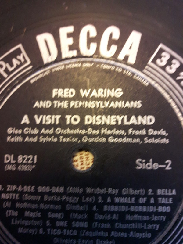 descargar álbum Fred Waring & The Pennsylvanians - A Visit To Disneyland