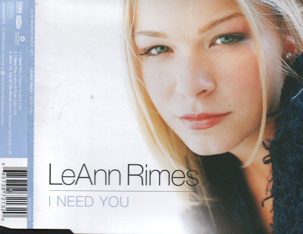 LeAnn Rimes – I Need You (2001, CD) - Discogs