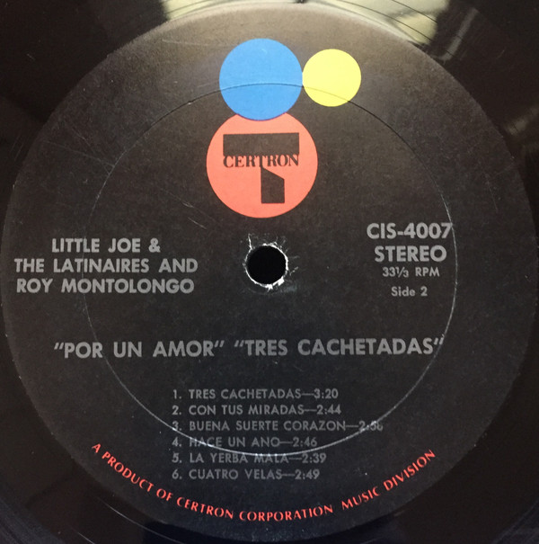 télécharger l'album Little Joe & The Latinaires Roy Montolongo - Por Un Amor Tres Cachetadas