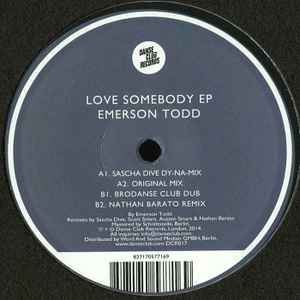 Emerson Todd - Love Somebody EP album cover