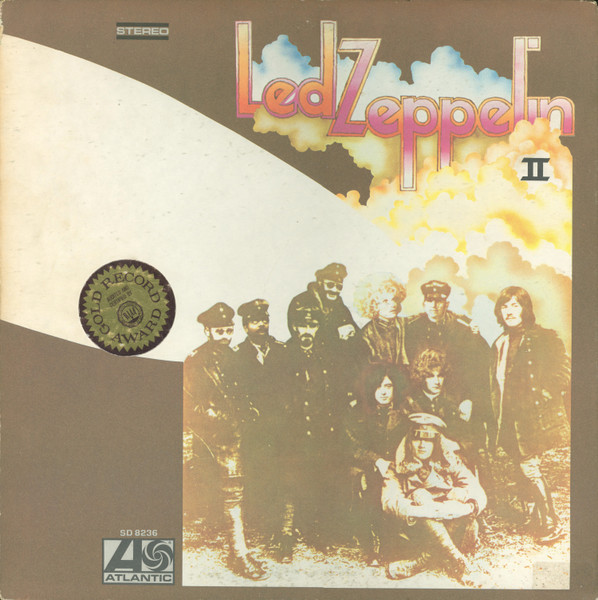 両面RLカットLED ZEPPELIN Ⅱレッド・ツェッペリンUSオリジナル盤7mm 