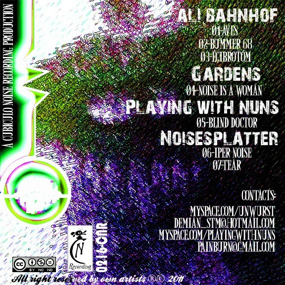 télécharger l'album Ali Bahnhof Gardens Playing With Nuns Noisesplatter - Split