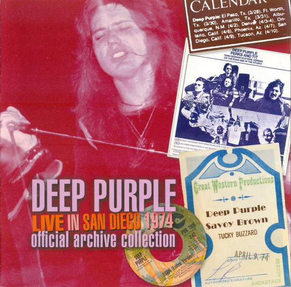 Deep Purple – Live In San Diego 1974 (2007, CD) - Discogs