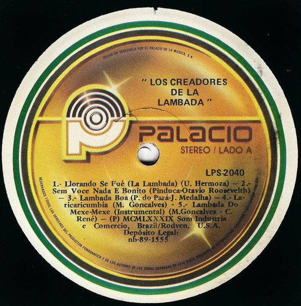 last ned album Various - Los Creadores De La Lambada