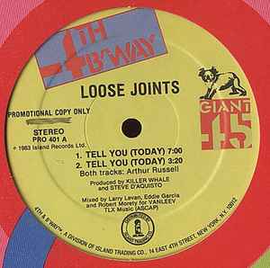 Loose Joints - Tell You (Today) album cover