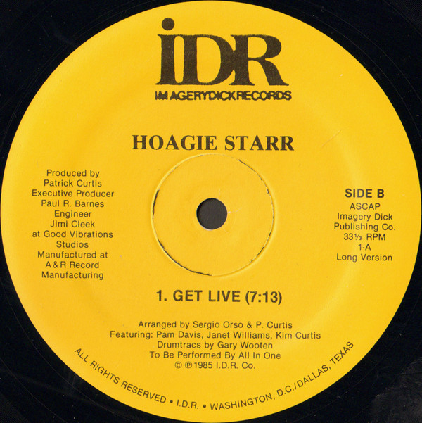 ladda ner album Hoagie Starr - Get Live