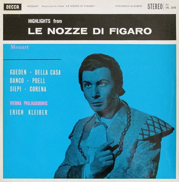 独盤LP】「MOZART FIGAROS HOCHZEIT/KLEIBER」DECCA - レコード