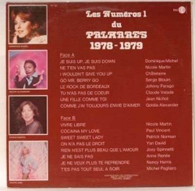 lataa albumi Various - Les Numéros 1 Du Palmarès 1978 1979