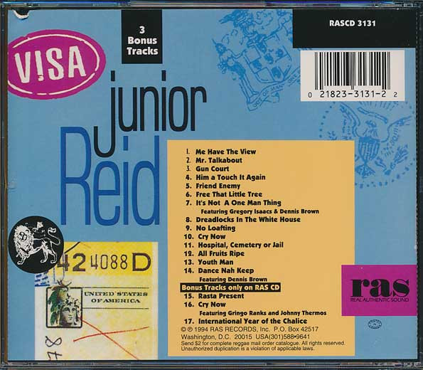 ladda ner album Junior Reid - Visa