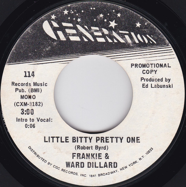 descargar álbum Frankie & Ward Dillard - Little Bitty Pretty One